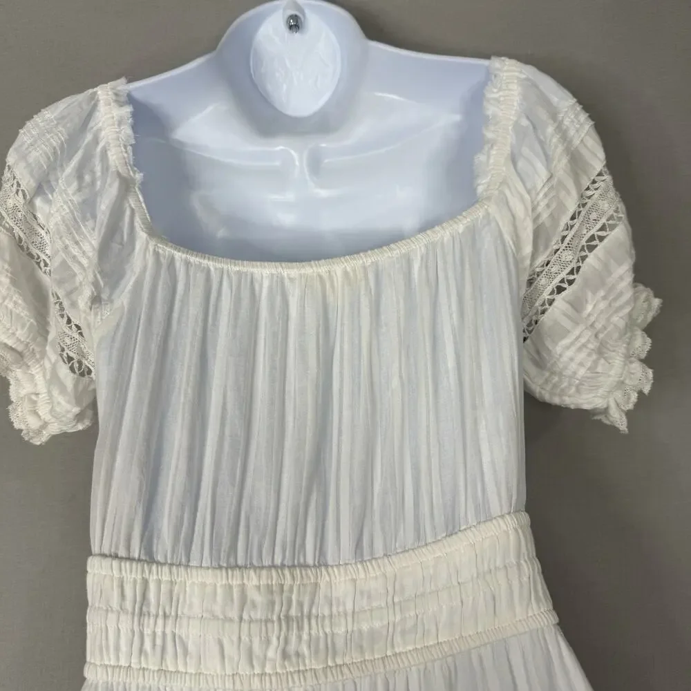 LoveShackFancy Womens Dress M White Lilium Dainty Cottagecore Feminine Bridal - Picture 10 of 13